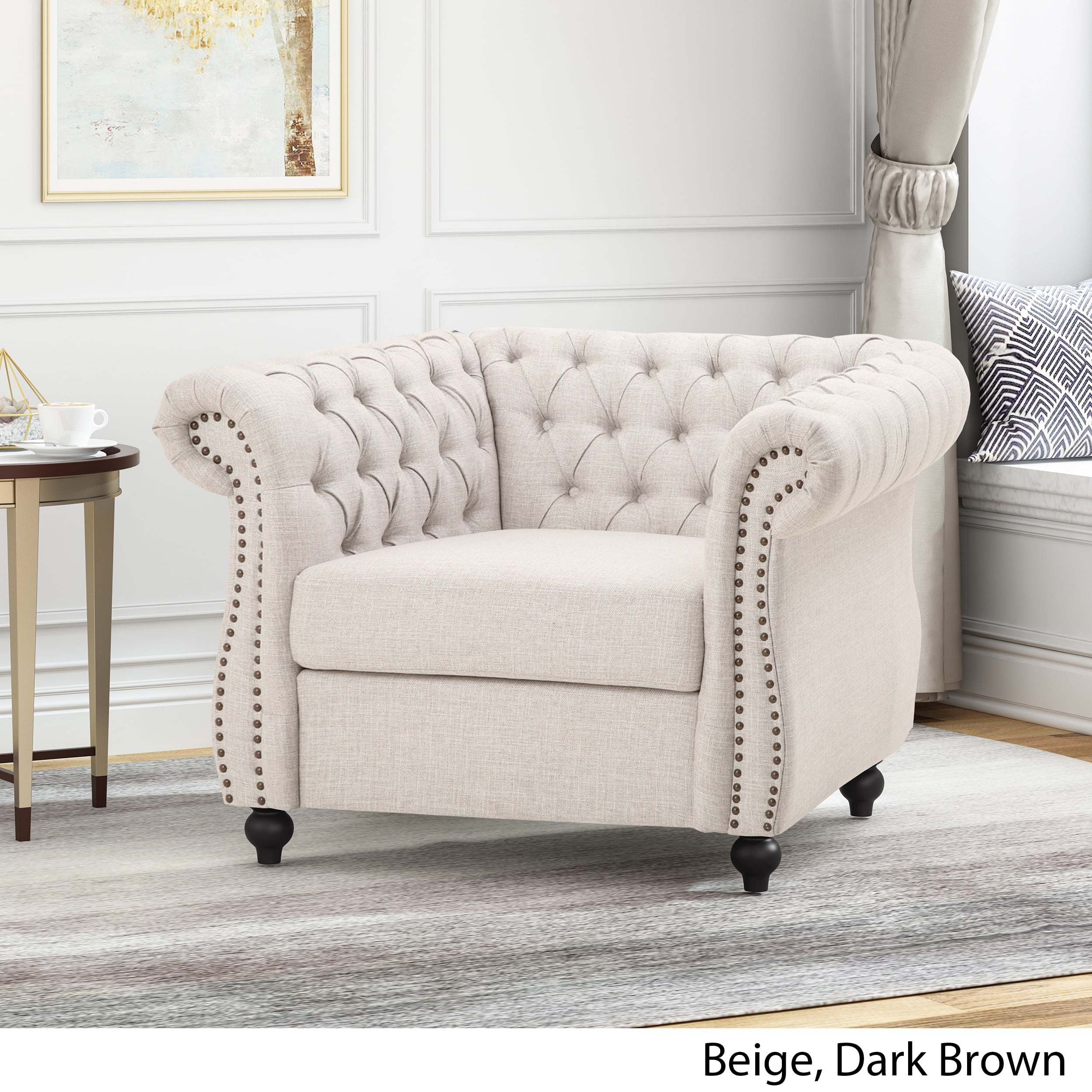 Beige 2024 club chair