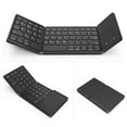 thumbnail image 1 of Teclado inalámbrico Bluetooth plegable genérico negro, 1 of 3