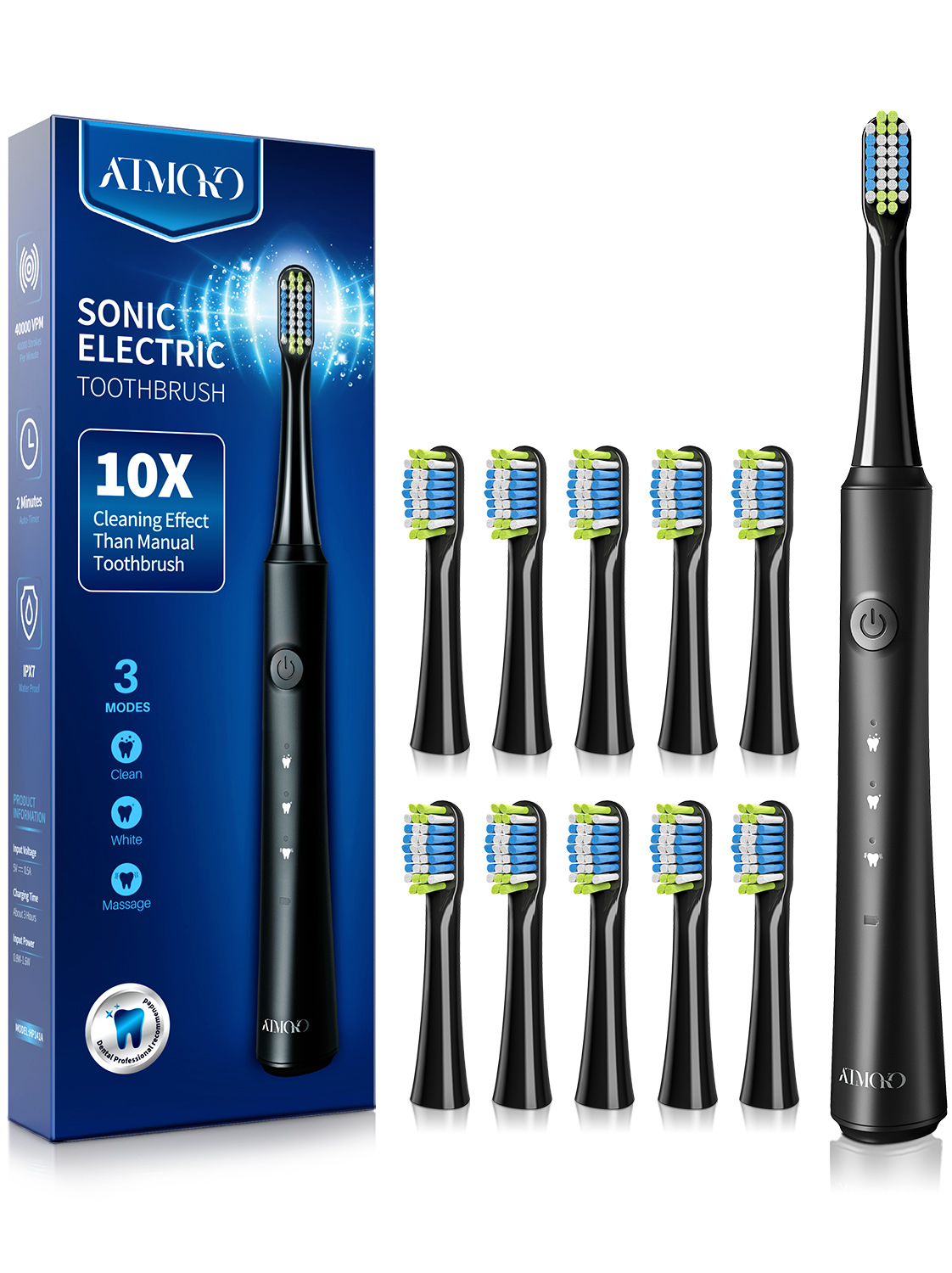 Atmoko sonic toothbrush review Clearance