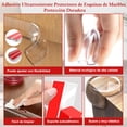 thumbnail image 4 of 28PCS Protectores de Esquinas de Muebles, Esquineros Protectores Bordes, Tira Protectora Borde 2m*2 + 26 Esquinas, Protector de Mesa Transparente PVC Cortable para Chimenea, Escalera, 4 of 4