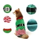 thumbnail image 2 of Ropa navideña para perros Ropa verde para mascotas Chaleco a rayas cálido y cómodo para perros, 2 of 4