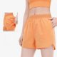 thumbnail image 2 of Pantalones cortos deportivos para gimnasio para mujer, pantalones cortos elásticos de cintura alta con bolsillos, mallas falsas de dos piezas para Yoga, entrenamiento para correr, 2 of 5