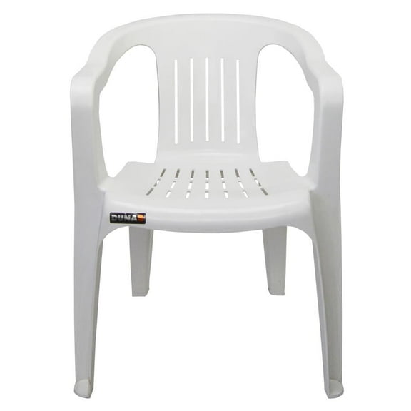 Silla Plástica Duna Apilable Blanca