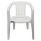 thumbnail image 1 of Silla Plástica Duna Apilable Blanca, 1 of 4