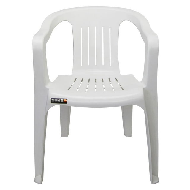 Silla Plástica Duna Apilable Blanca