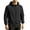 Black, variant on WRKEKC Lightweight Hooded Windbreaker for Men Quick Dry Zip-Up Casual Outerwear with Elastic Cuffs for Everyday Outdoor Activities