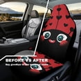 thumbnail image 3 of Uorisanigo Cute Ladybug Car Seat Covers Breathable Front Seat Cover Anti-Slip Back Fabric Waterproof Car Seat Cover Easy to Install Universal for Cars Truck SUV Van, 3 of 7