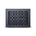 thumbnail image 1 of Floor Vent Cover / Register 6” x 8” with Damper – Prima Decorative Cast Aluminum, Powder Coated, Repaintable Tudor Mushroom Design – For Floors, Walls & Ceilings – VR 100, 1 of 12