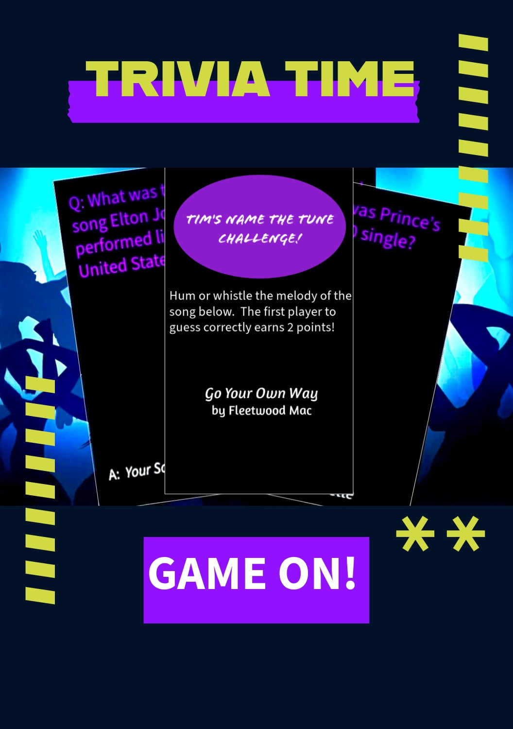 Tim's Playlist Music Trivia Card Game - 70's & 80's Edition, by Arise Entertainment