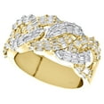 thumbnail image 3 of 10K Yellow Gold Baguette Diamond Miami Cuban Link 12mm Fancy Pinky Ring 1.15 CT., 3 of 5