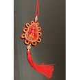 thumbnail image 4 of Handmade Feng Shui Wu Lou Hu Lu Gourd Tassel Charm Car Wall Hanging Ornament, 4 of 4