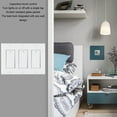 thumbnail image 4 of Smart WiFi Switch, Capacitive Touch PC Smart Wall Light Switch AC100~240 Scratch Resistant Glass Panel Customize Schedule 3 Gang  for Home, 4 of 7