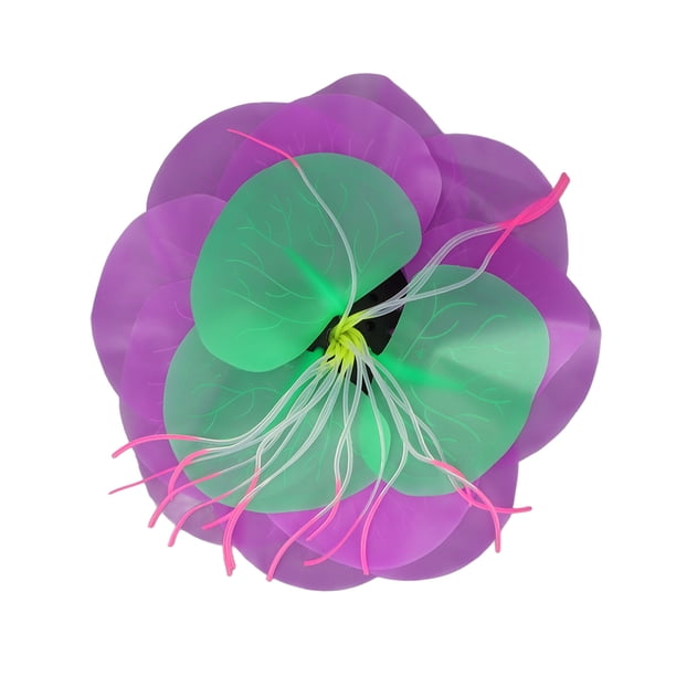 Decoración de acuario adornos para pecera adornos para pecera silicona que brilla naturalmente plantas decoración de acuario para pecera ANGGREK Otros