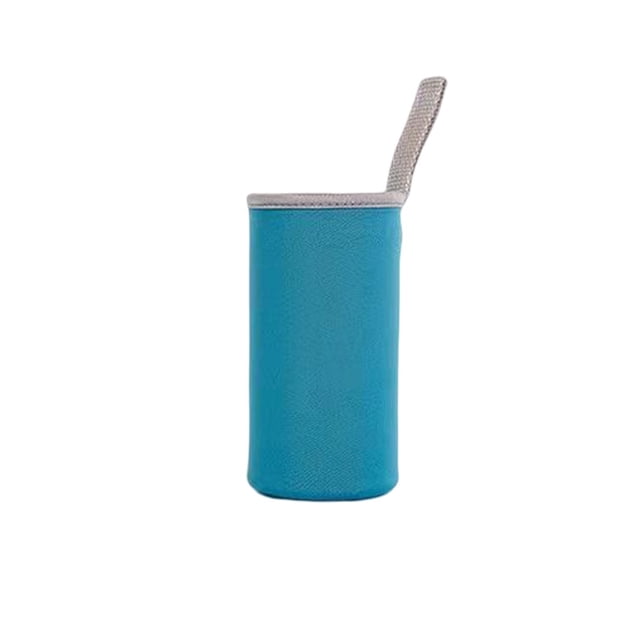 Reemplazo de la manga de la botella de agua de tela Aislamiento térmico Taza de vacío Cubierta del matraz Accesorios protectores aislantes con Almacenamiento y organización del hogar Azul Bearachild HA067112-03