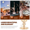 thumbnail image 3 of TABLETREANDS 2Ud Candlestick Decorativo De Hierro Oro Ideal Para Ambientar Cenas Y Celebraciones, 3 of 7