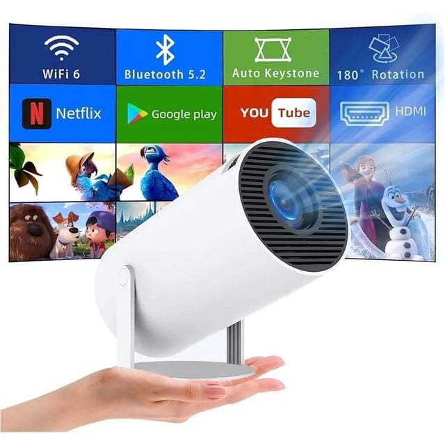 Mini Proyector De Video HD Con Videojuegos Retro Y Controles M300 Max