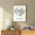 thumbnail image 3 of Where We First Met Map, Custom Canvas Print Couple Gift, Personalized Map Print Anniversary Wedding Gift For Her/Him, 3 of 7