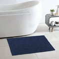thumbnail image 3 of Better Homes & Gardens Cotton Reversible Bath Rug, Blue Admiral, 17" x 24", 3 of 11