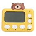 thumbnail image 1 of Digital Kitchen Timer LCD Display, Cartoon Design Timer with Strong  Back Timer with Clear Time Display Stand for Cooking Studying Traveling, 1 of 7