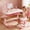 Pink #8, variant on Floseru Kids Functional Desk and Chair Set, Height Adjustable Children School Study Table Chair Set with Cartoon Pattern, Ergonomic Desk Chair with Large Writing Board, Bookshelf and Book Bucket