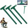 thumbnail image 2 of Live Bait Holder Tool for Fishing Buckets, Hands-Free Catching, Ice Fishing Accessory, Green, 2 of 2