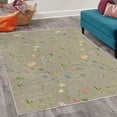 thumbnail image 2 of Floral Decorative Rug, Spring Season Themed Watercolors Painting of Herbs Flowers Botany Garden Art, Quality Carpet for Bedroom Dorm and Living Room, 6 Sizes, Sage Green, by Ambesonne, 2 of 4