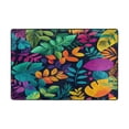 thumbnail image 2 of Non-Slip Area Rug 36"x24" Indoor Washable Floor Mats Carpet Printed for Living Room, Bedroom, Home Decor Brightly Colored Leaves, 2 of 7