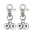thumbnail image 3 of fastboy 2pcs/set Convenient Key Rings With Dog Bells Easy To Attach And Detach Durable And Long-lasting Silver, 3 of 6