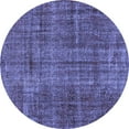 thumbnail image 1 of Ahgly Company Machine Washable Indoor Round Persian Blue Traditional Area Rugs, 7' Round, 1 of 4