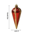 thumbnail image 3 of Christmas Tree Ornaments, Winter Plastic Hanging Decor | Christmas Ornaments for Small Tree, Candy Cane Snowman Santa Winter Hanging Pendant Charms, Christmas Holiday Party Supplies, F, 3 of 6