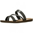 thumbnail image 5 of Alpine Swiss Womens Rhinestone Slide Sandals Dressy Summer Strappy Flat Shoes, 5 of 7