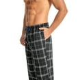 thumbnail image 4 of Onimisc Men's 100% Cotton Pajama Pants Lightweight Pjs Bottoms Sleepwear Bottom Pants with Pocket Drawstring,1 Pack, 4 of 7