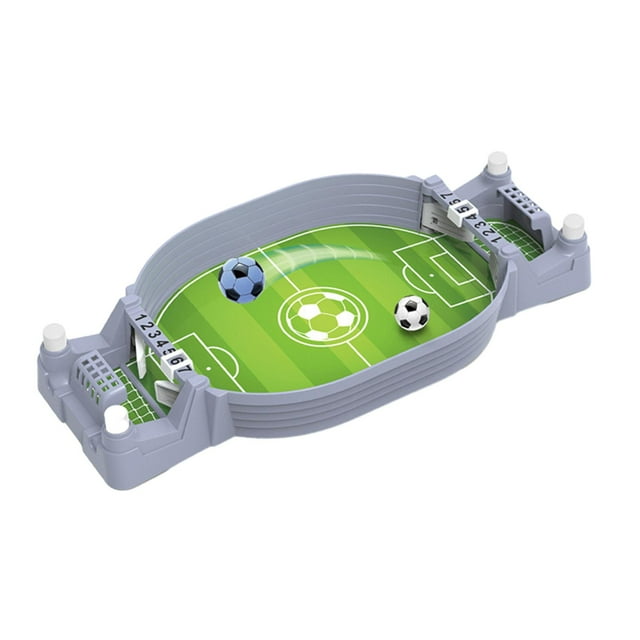 Milaget Mini Tabletop Football Football Board Game for Party Two Players Family Game grey