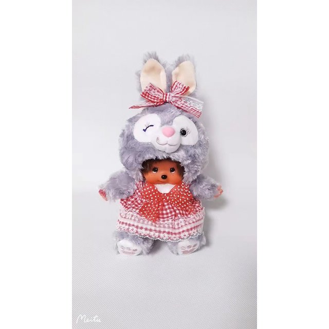 Sanrio Monchhichi-muñeco de peluche de 20cm para niños, muñeco Kawaii agradable para la piel, regalo para dormir