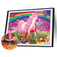 thumbnail image 1 of Taladro pintura de diamante (DE2679) 5D DIY caballo de dibujos animados completo bordado de punto de cruz 40x50cm Hugtrwg Para estrenar, 1 of 1
