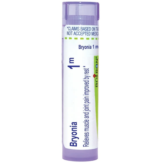 Boiron Bryonia 1M, Homeopathic Medicine for Pain Relief, 80 Pellets