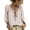 Light pink, variant on Women's Polka Dot Top Casual V Neck Pleated Top Boho Floral Blouses Loose Fit Work Blouses
