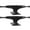 Black/Black, variant on Tensor Regular Alloy Skateboard Trucks Black/Black - Hanger 5.5" Axle 8.25" (Set of 2)