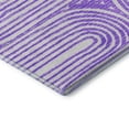 thumbnail image 4 of Addison Rugs Mayfield Washable Contemporary Art Deco Purple Rectangle Rug, 10' x 14', 4 of 6