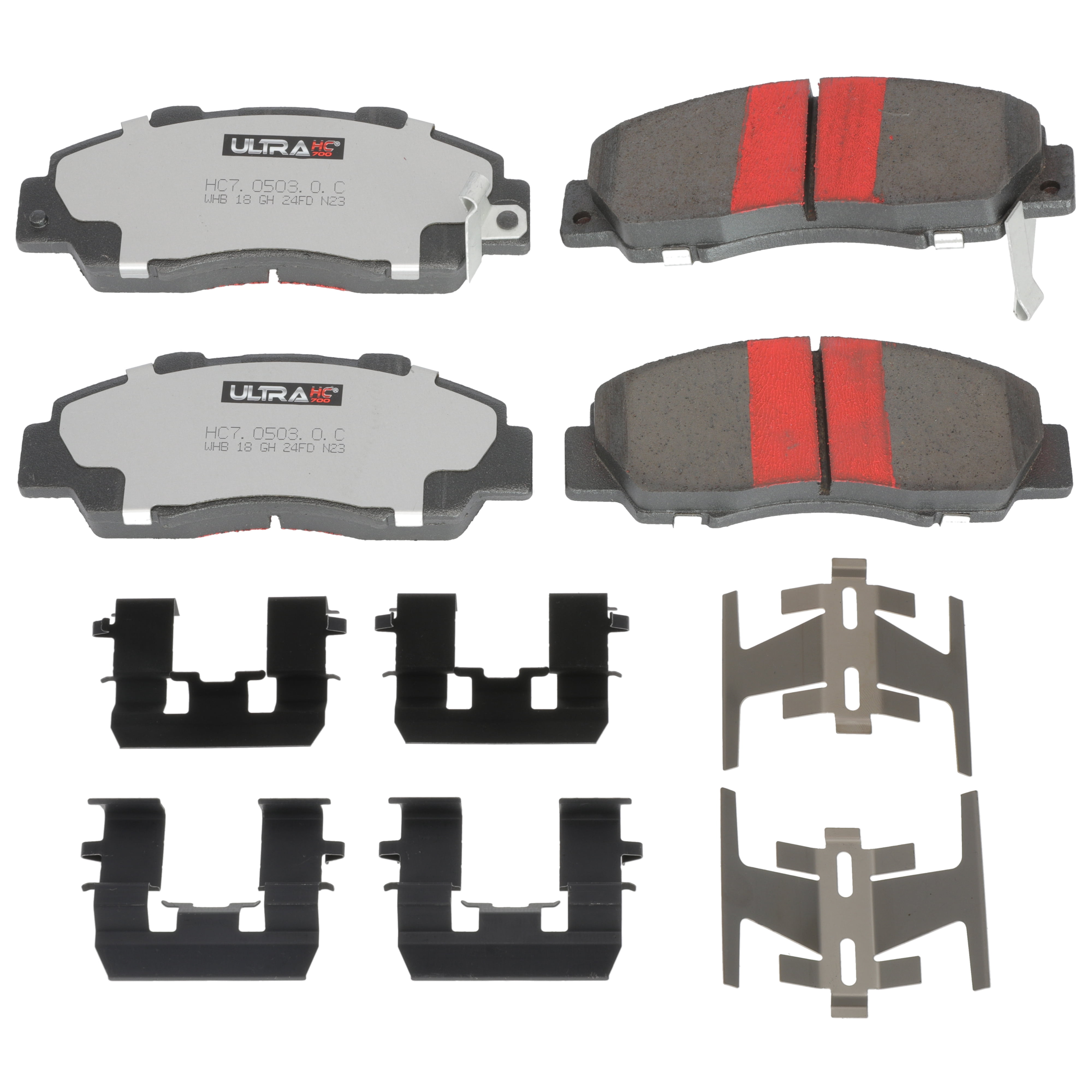UltraHC 700 Brake Pad Set, Front HC7.0503.0.C, Honda Accord 2002-1991