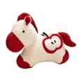 thumbnail image 2 of Caballo de Peluche Almohada Peluche Cojín Decorativo Muñeco Relleno Suave con Tela de Felpa PP Adecuado para Niños Adultos Regalos Año Decorar, 2 of 9