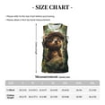 thumbnail image 4 of Honeii Jungle Hat Bear print basktball shirt for men and women, Unisex basketball jersey for Theme party-XX-Large, 4 of 6