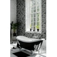 thumbnail image 6 of NextWall Dark Ash Tonal Paisley Peel and Stick Wallpaper, 6 of 7