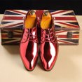 thumbnail image 3 of Zapatos de cuero con punta puntiaguda británicos, zapatos de cuero brillante para hombres, zapatos de cuero de gran tamaño, deseo, 3 of 6