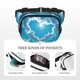 thumbnail image 5 of Disketp Heart Shaped Cloud Riñonera de Doble Capa, Bolsa de Cintura Ajustable para Viajes, Correr y Senderismo, Riñonera Ligera para Hombre y Mujer, 5 of 9
