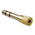 thumbnail image 4 of 3X Quality Headphone Adapter Stereo GoldPlug 1/4Inch (6.3mm) Male to 1/8Inch (3.5mm) Female,3 x headphone adapter,GOLD, 4 of 4
