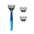 thumbnail image 1 of Harry's Razors for Men - Shaving Razors for Men includes a Mens Razor and 3 Razor Blade Refills (Ocean Blue), 1 of 15