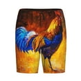 thumbnail image 4 of Easygdp Colorful Rooster Men's Short Pajama Pants, Sleep Shorts, Household Pants, Casual Pants with Pockets - XX-Large, 4 of 9