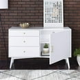 thumbnail image 3 of angelo:HOME 52" Mid-Century TV Console - White, 3 of 9