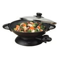AROMA® Professional 5Qt. Electric Wok, Easy to Clean, Black